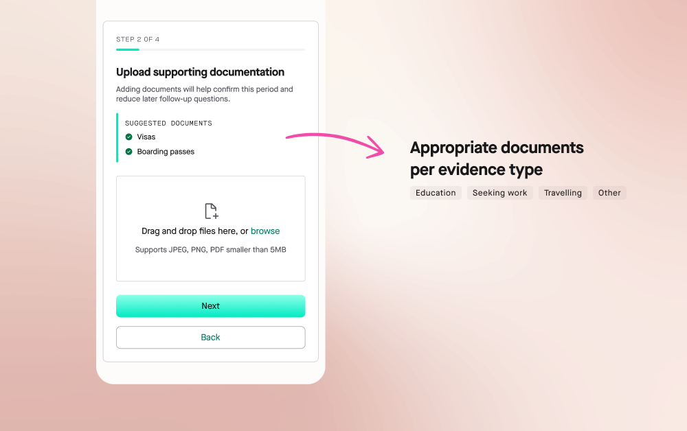 Document evidence