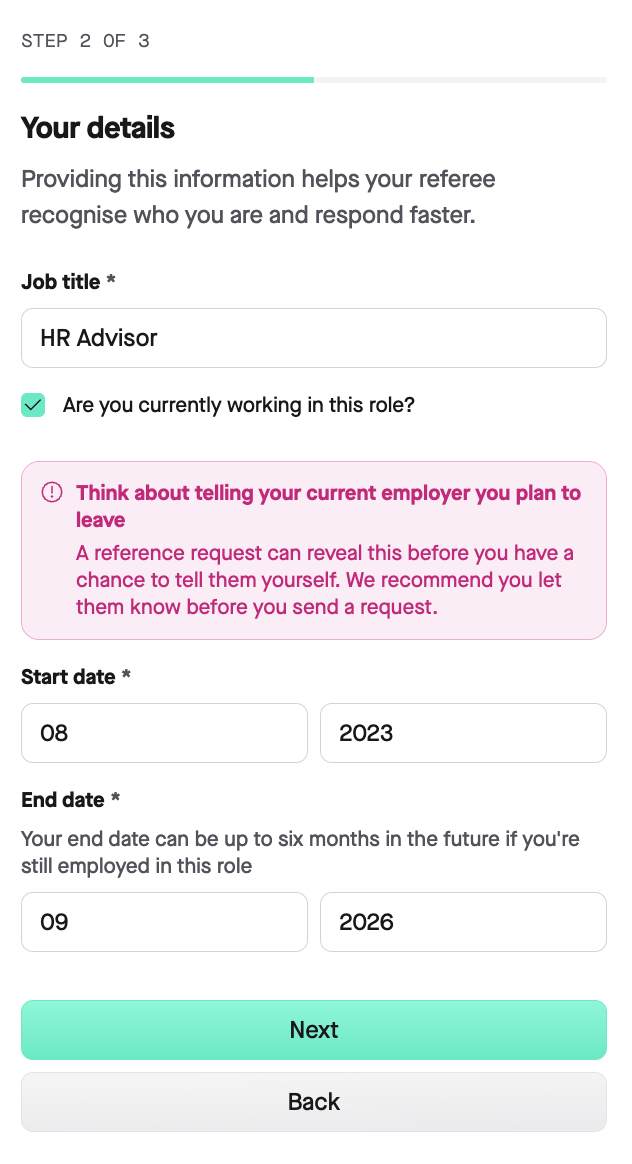 How to Add a New Referee in Your Reference Requests2