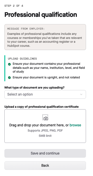 How to Complete a Professional Qualification Check5