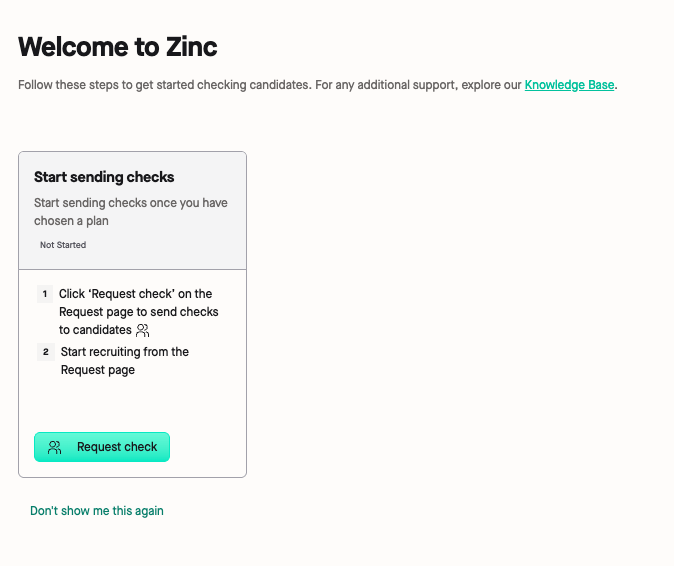 Welcome Page