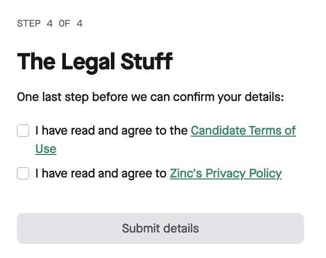 What Is the Confirm Your Details Section?4