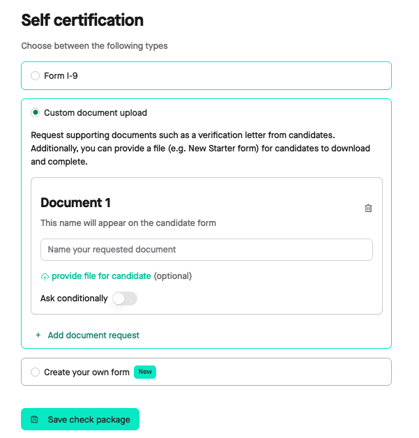 self cert custom upload 1